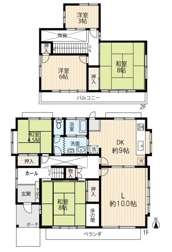 区画図／間取り