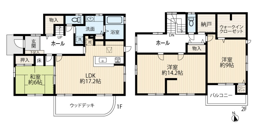 区画図／間取り