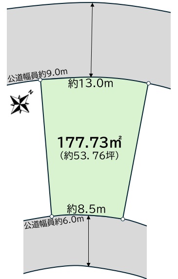 豊田市巴町神田　土地