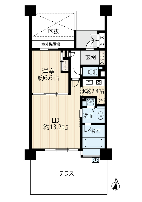 区画図／間取り