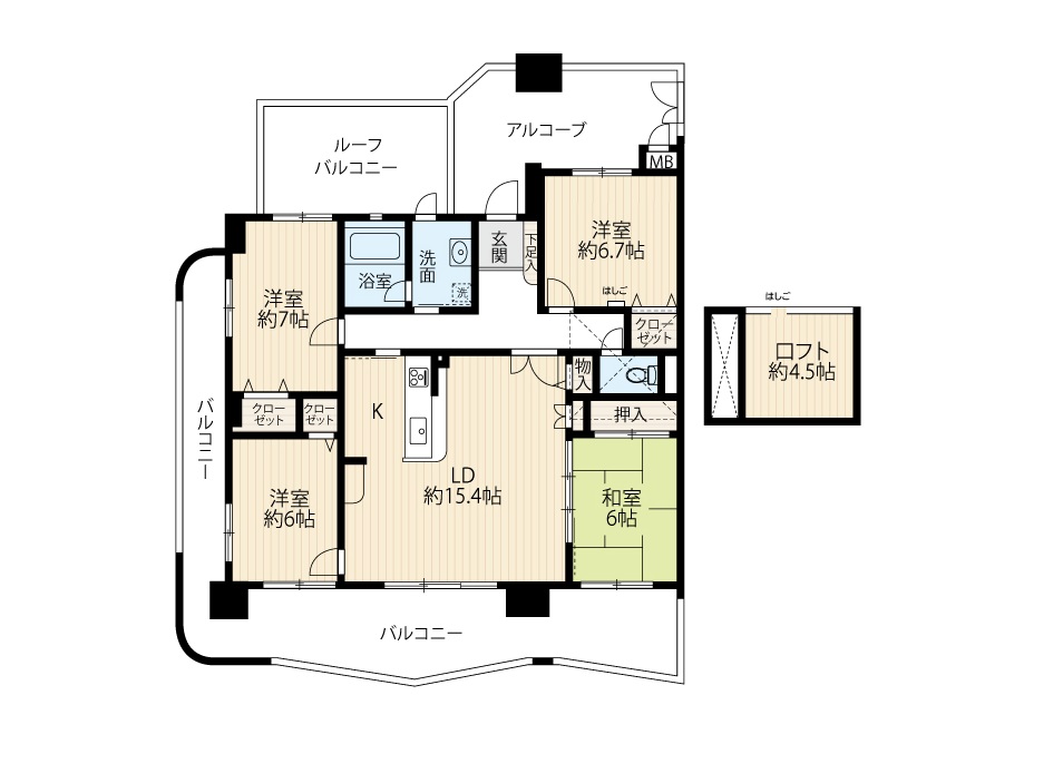 区画図／間取り