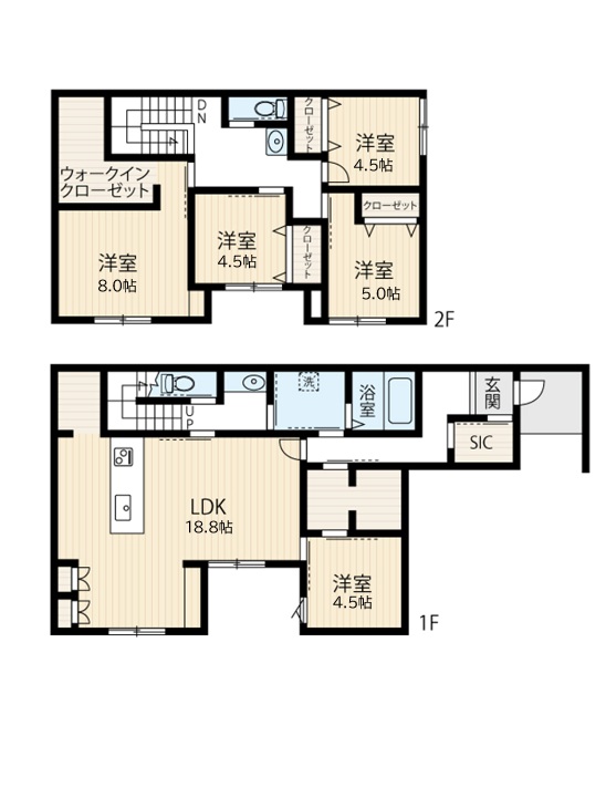 区画図／間取り
