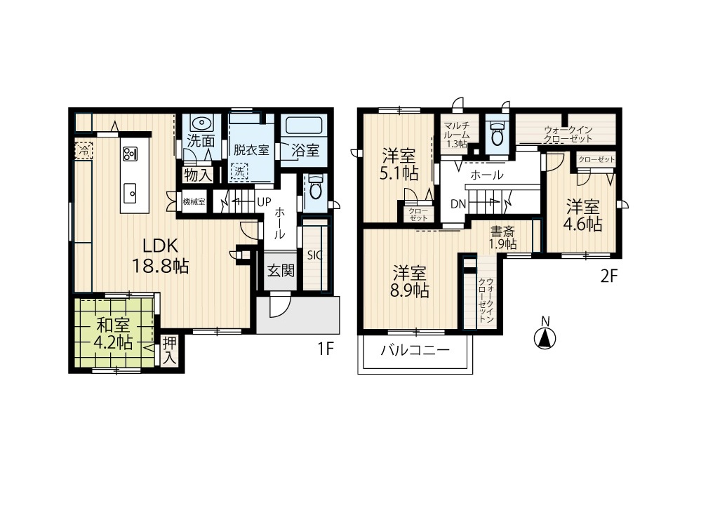 区画図／間取り