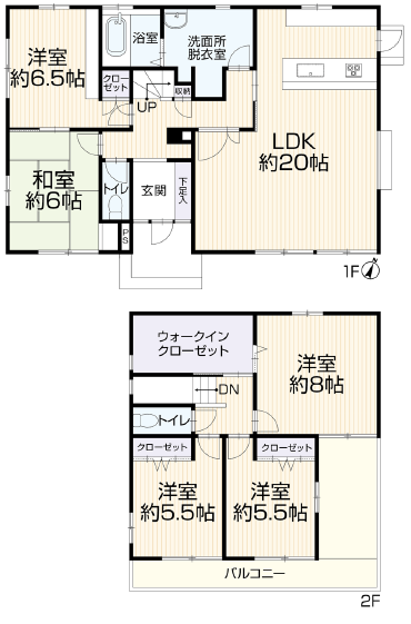 区画図／間取り