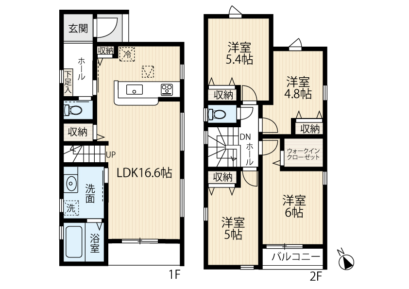 区画図／間取り