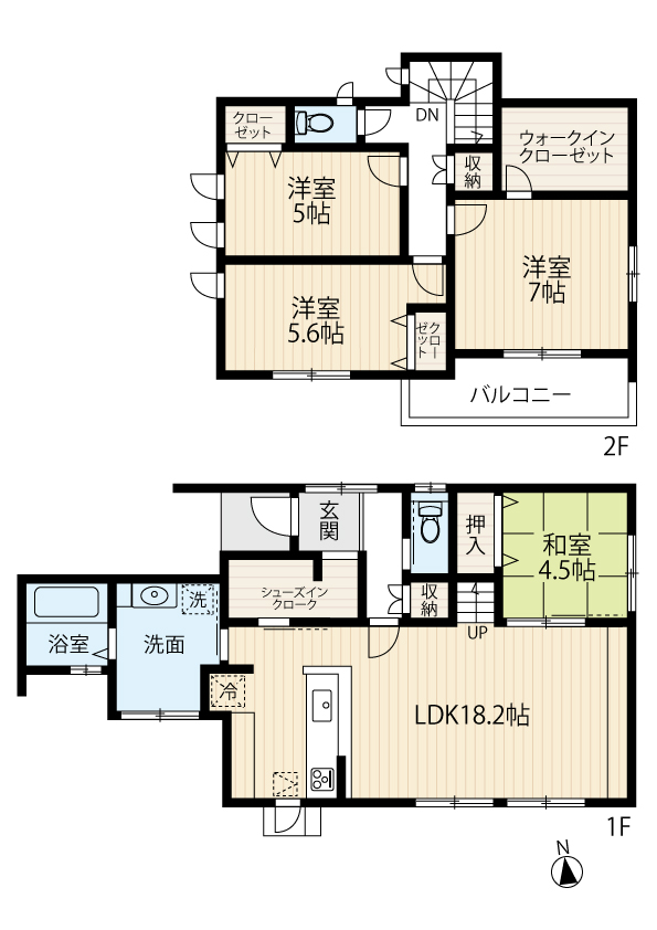 区画図／間取り