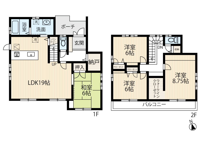 区画図／間取り