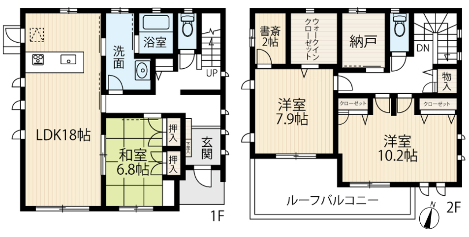 区画図／間取り