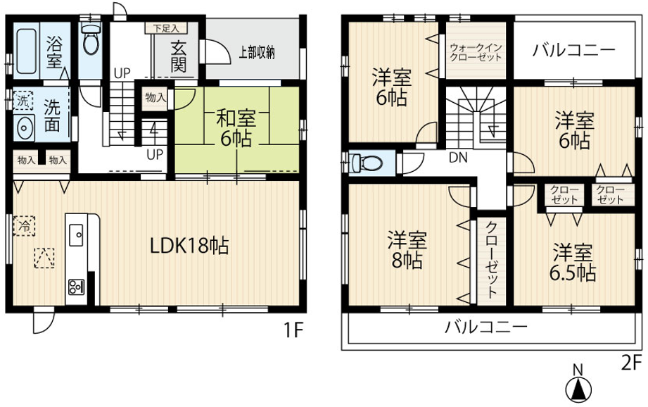 区画図／間取り