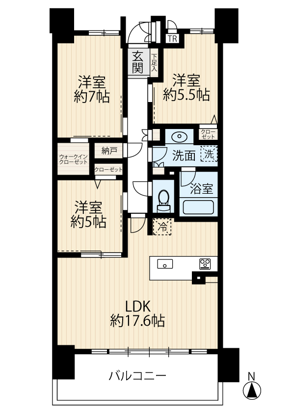 区画図／間取り