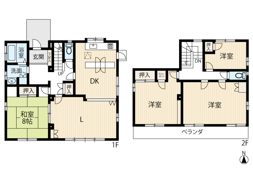 区画図／間取り