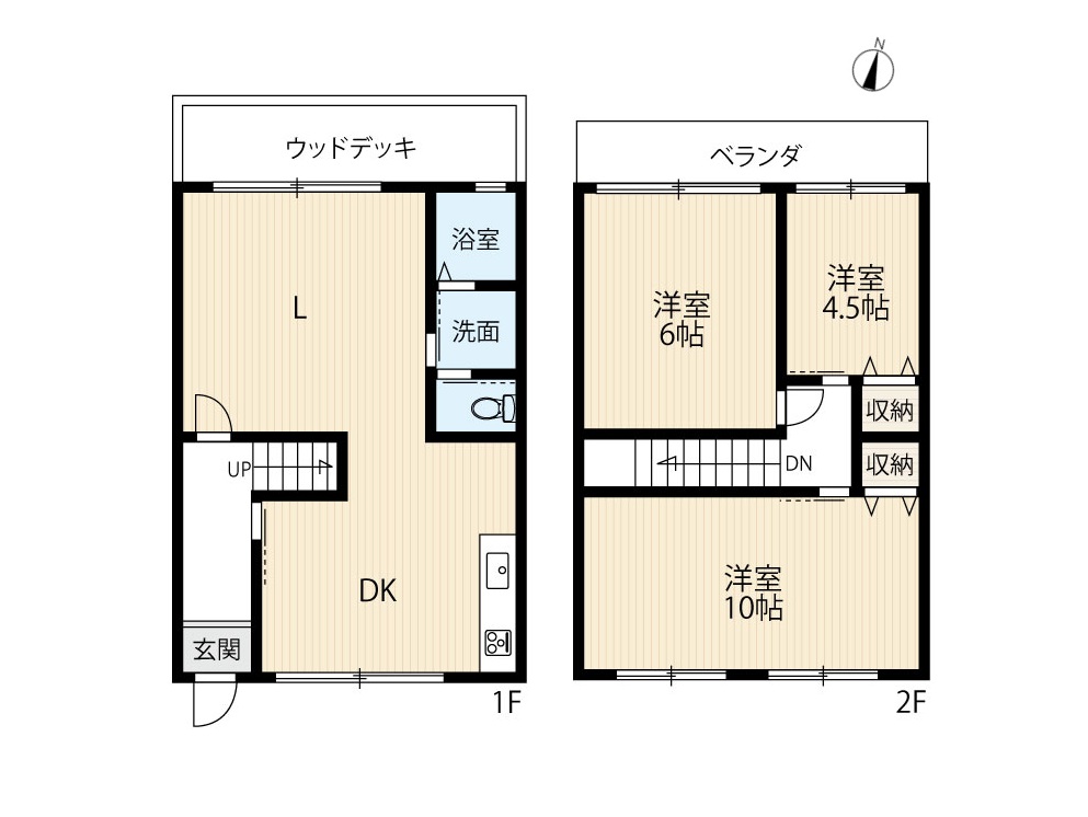 区画図／間取り