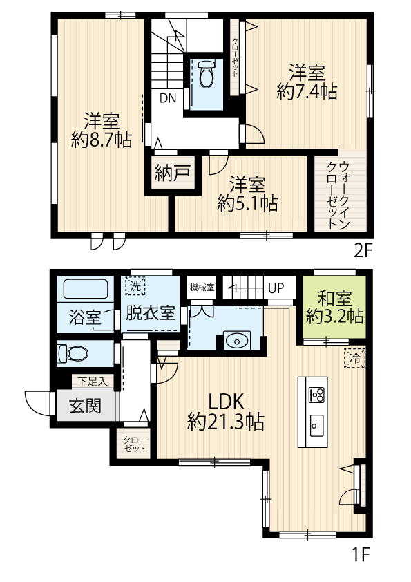 区画図／間取り