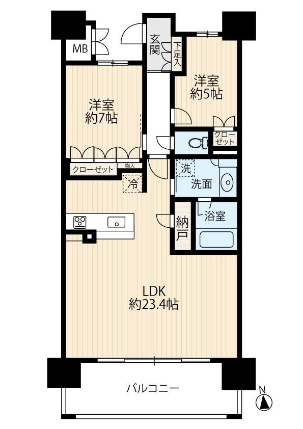 区画図／間取り