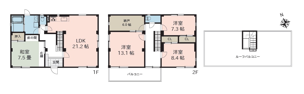 区画図／間取り