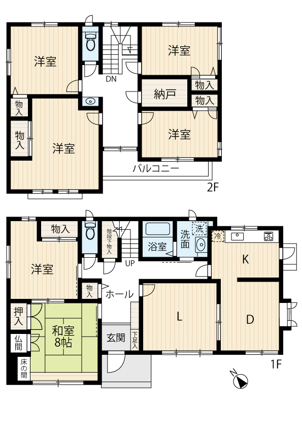 区画図／間取り