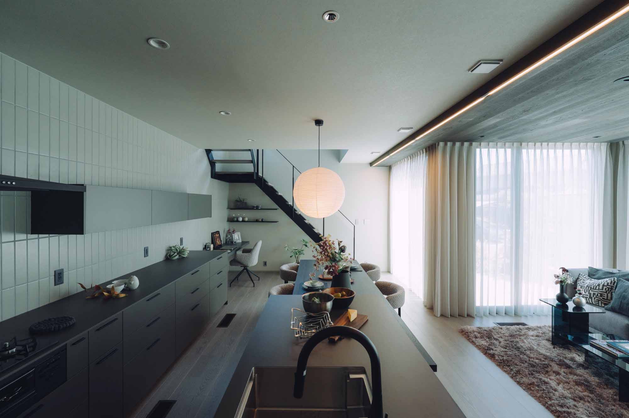 LIVING DINING KITCHEN