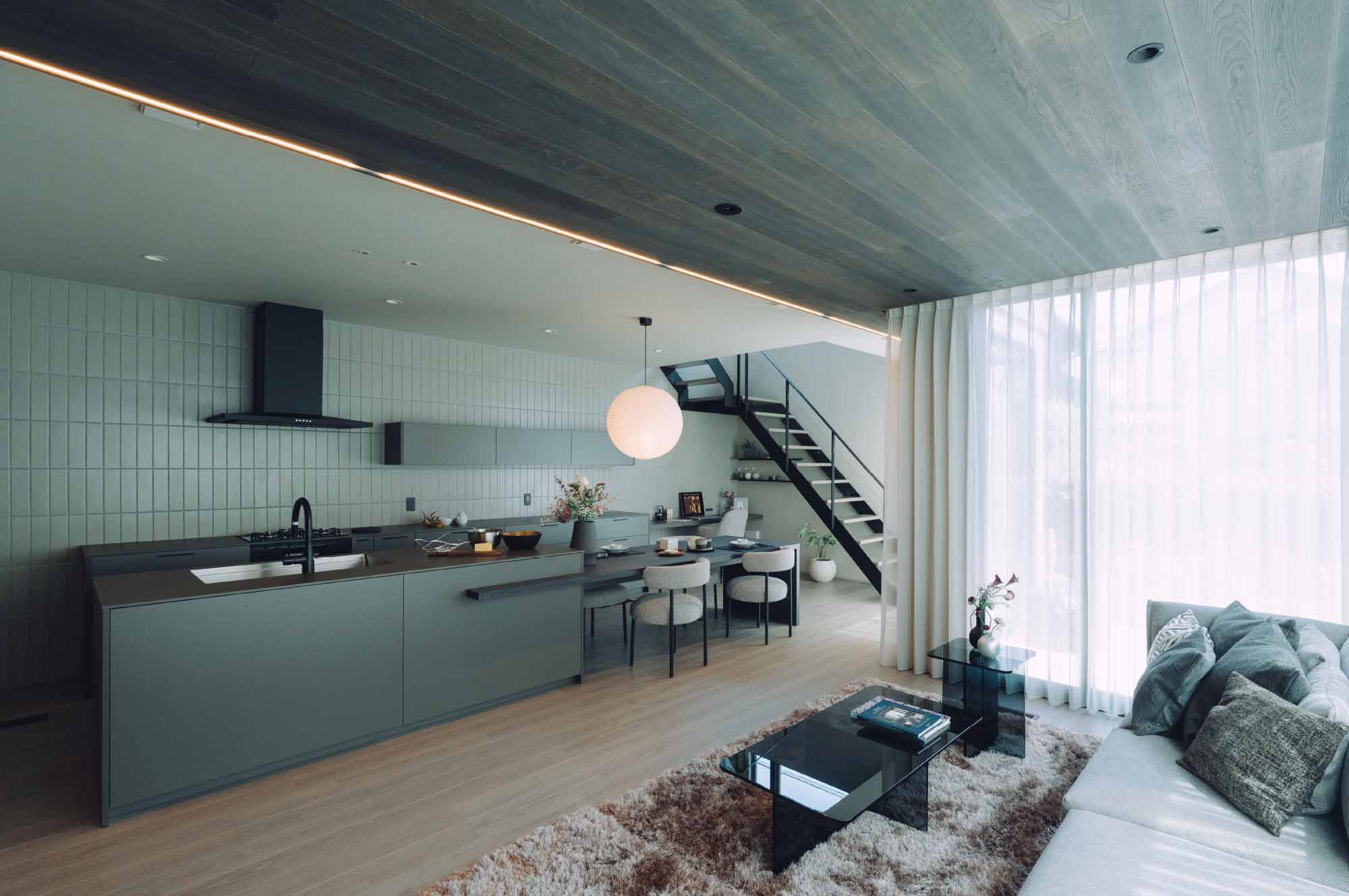 LIVING DINING KITCHEN