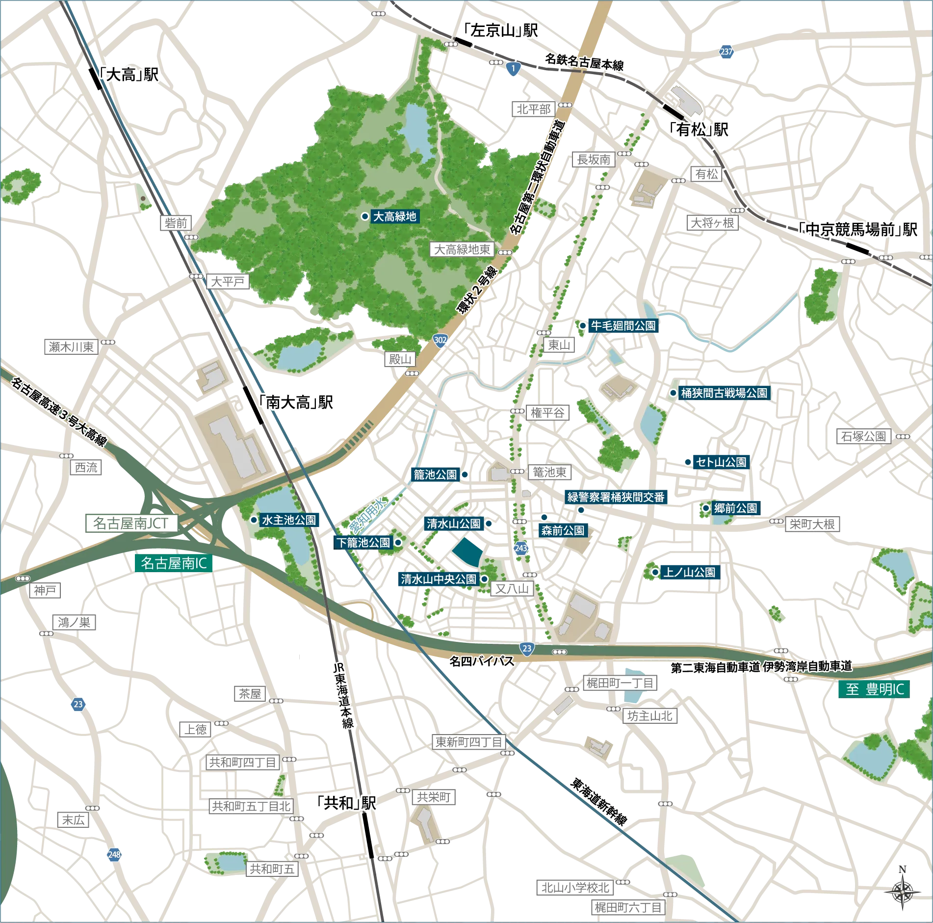 公園・公共施設マップ