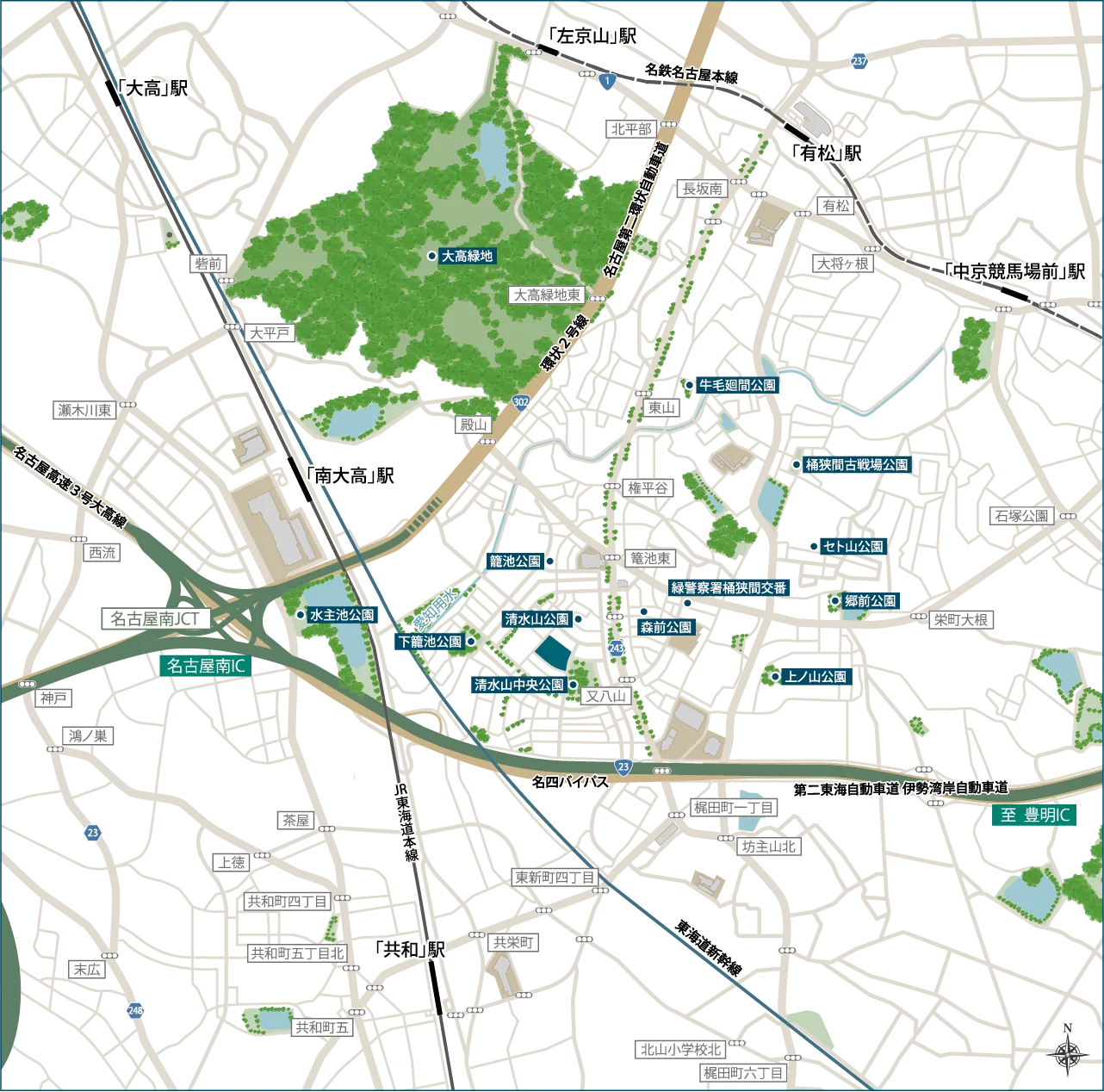 公園・公共施設マップ