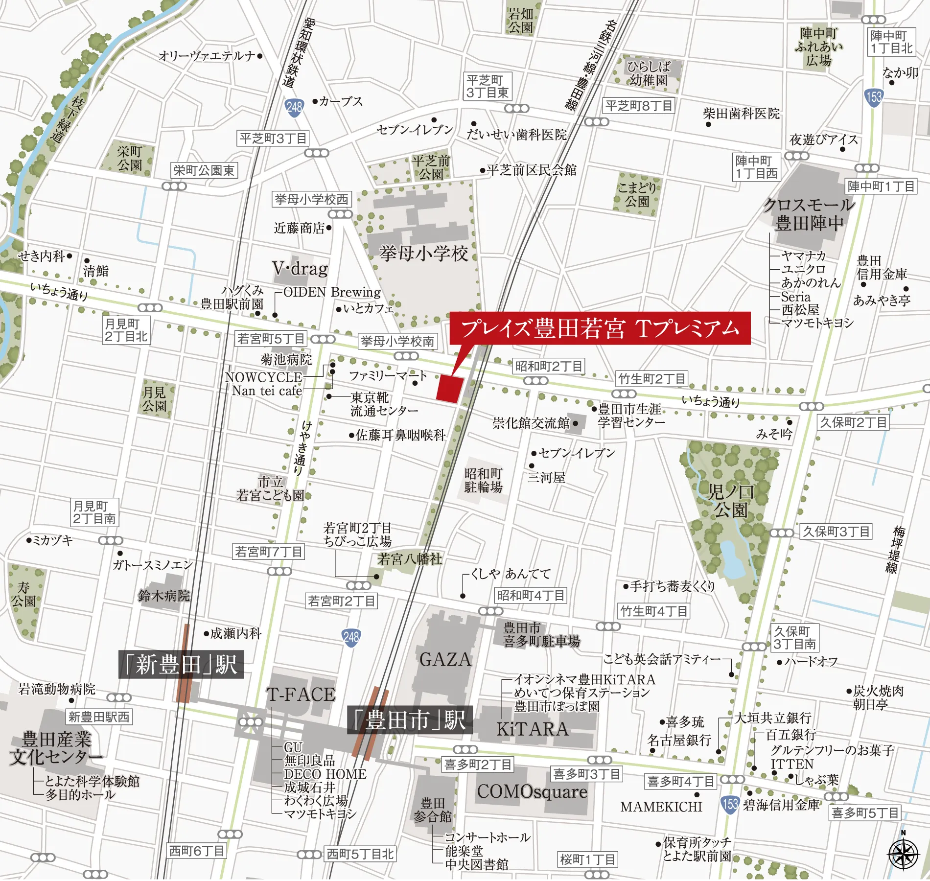 現地案内図
