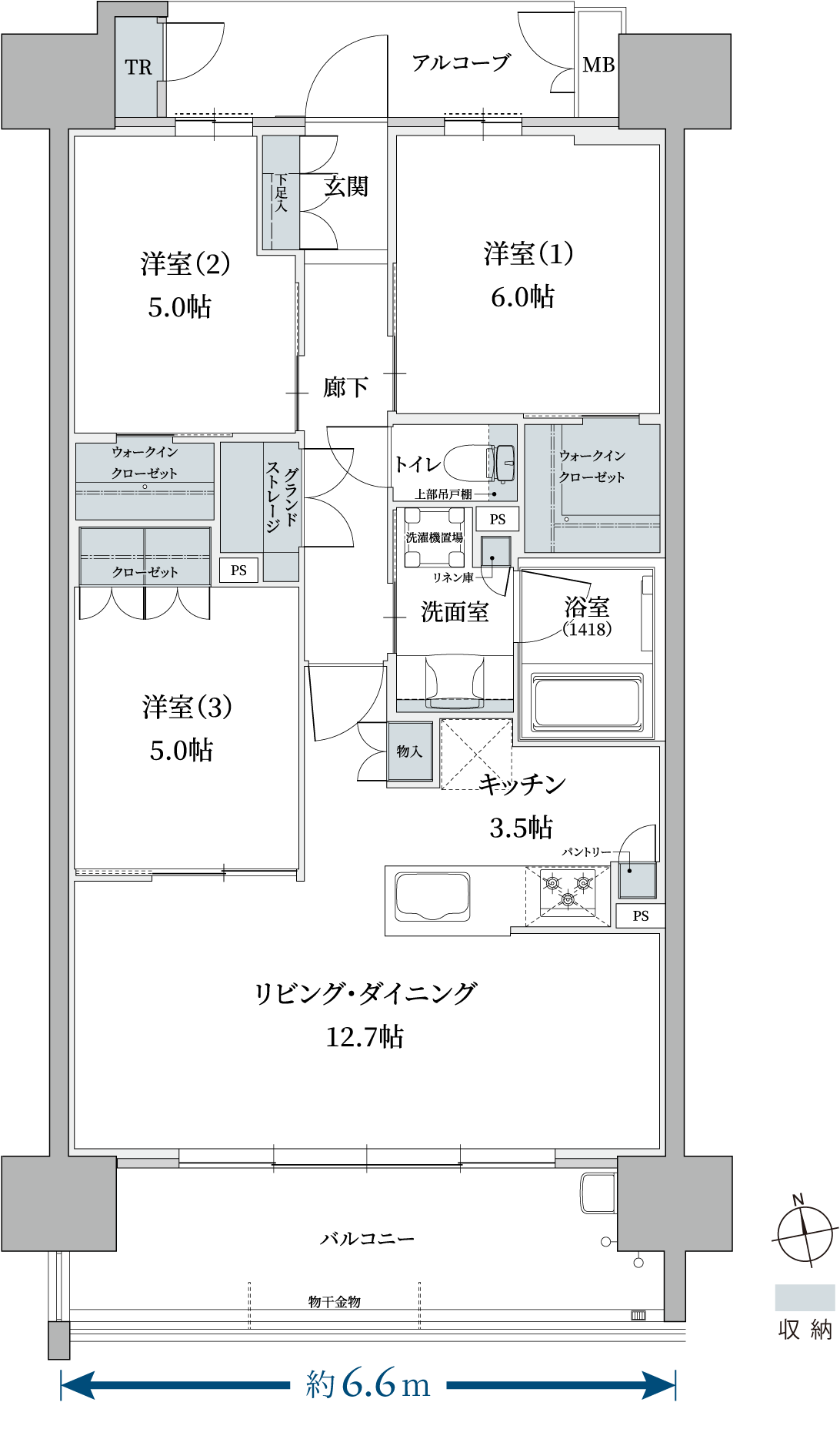 Btype間取り図