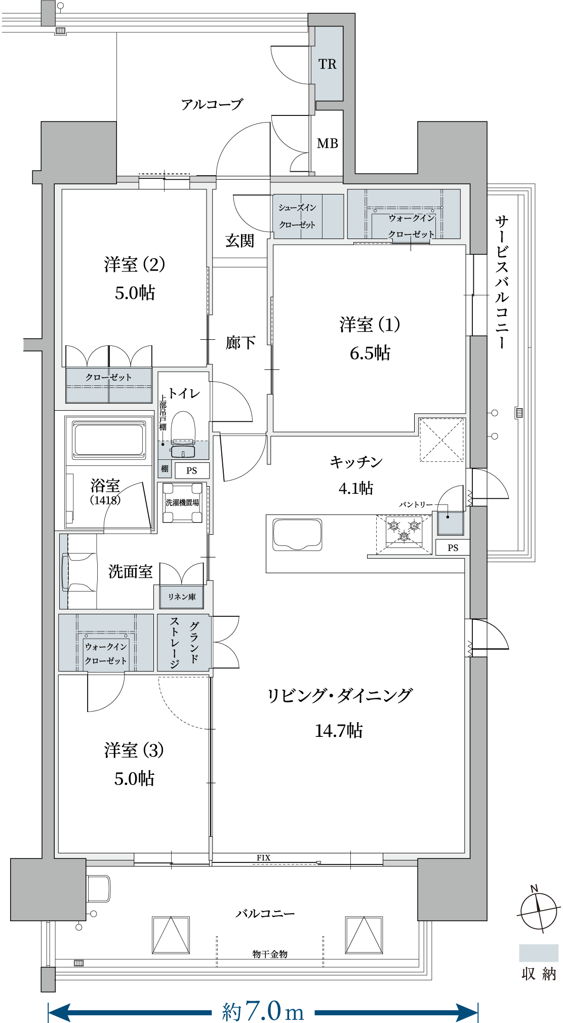 Dtype間取り図