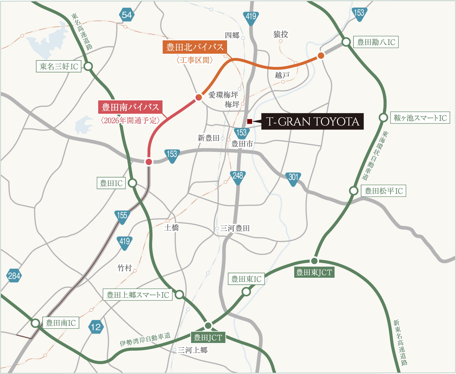 バイパス地図
