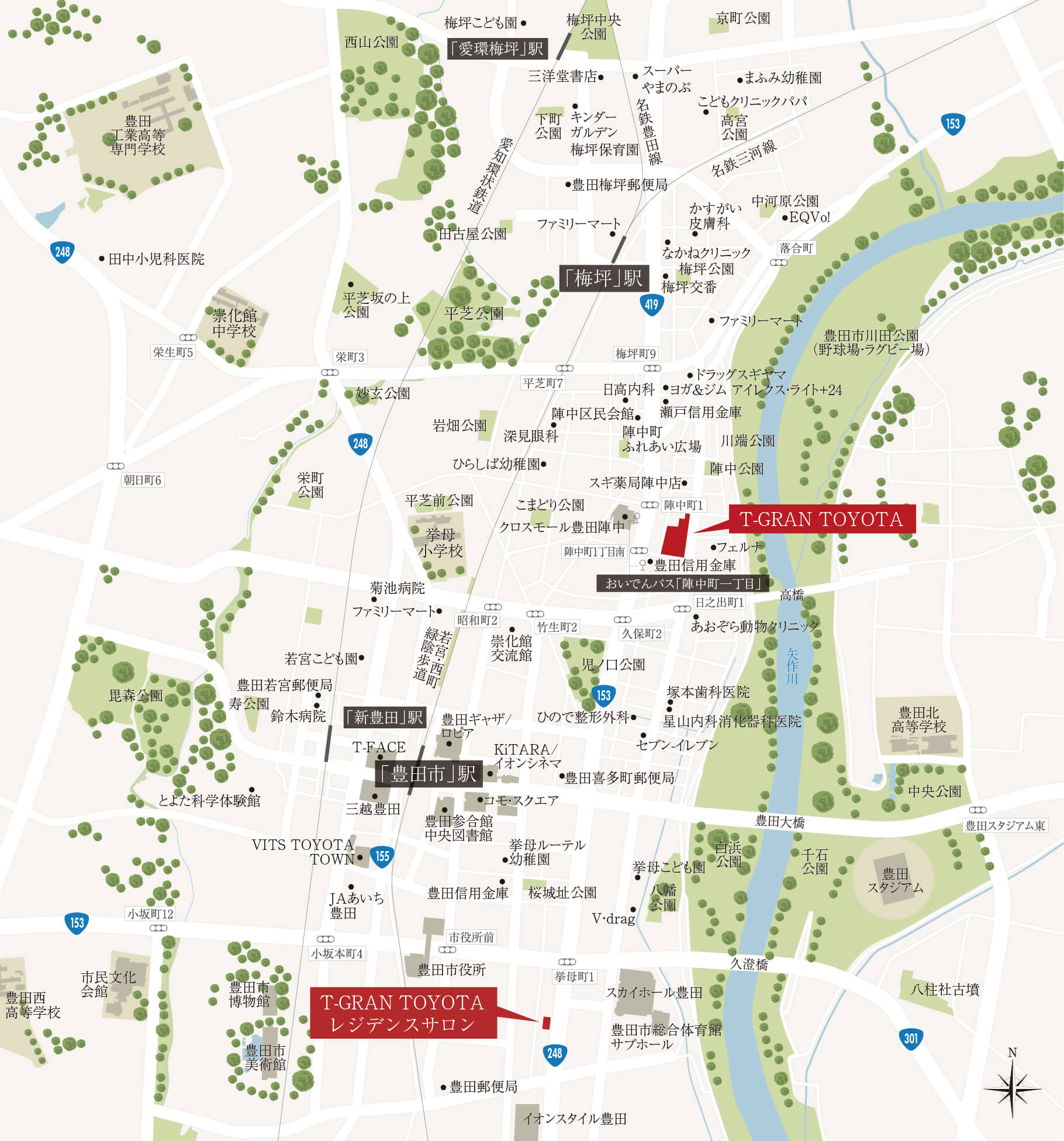 現地案内図