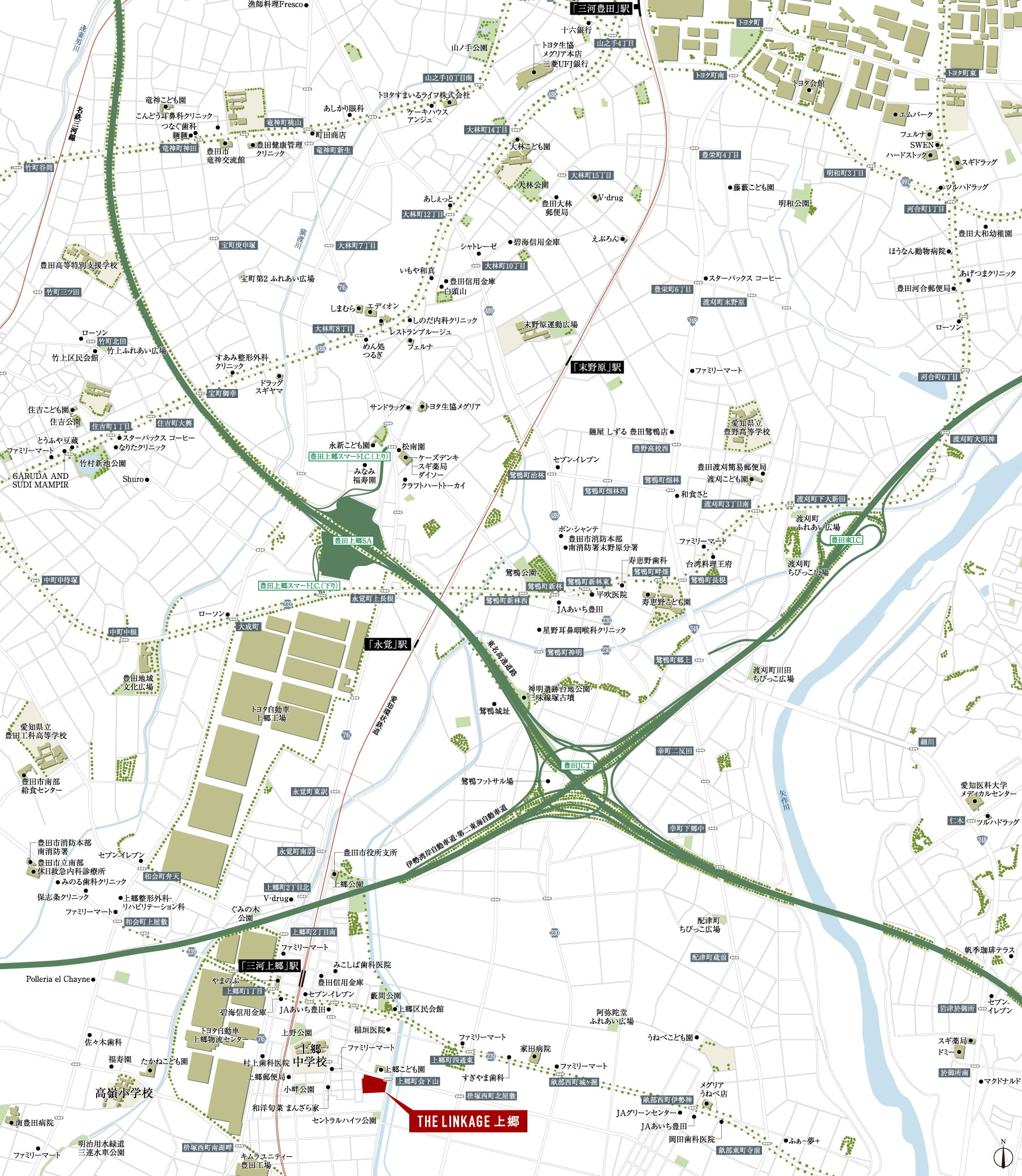 現地案内図